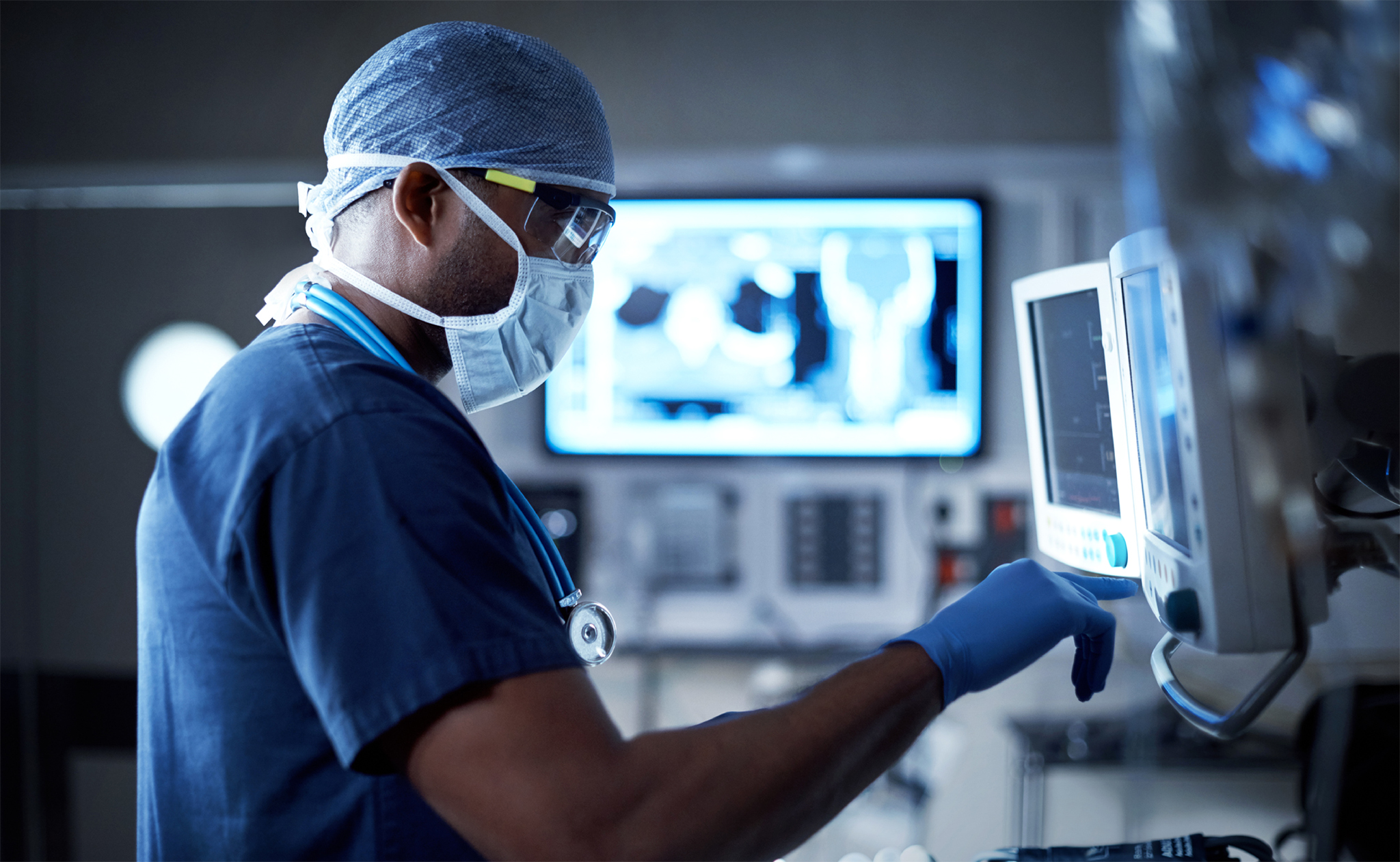 Clinical team at work